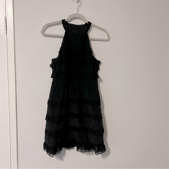 TIBI Silk Mini Ruffle Dress - Picture 2 of 12
